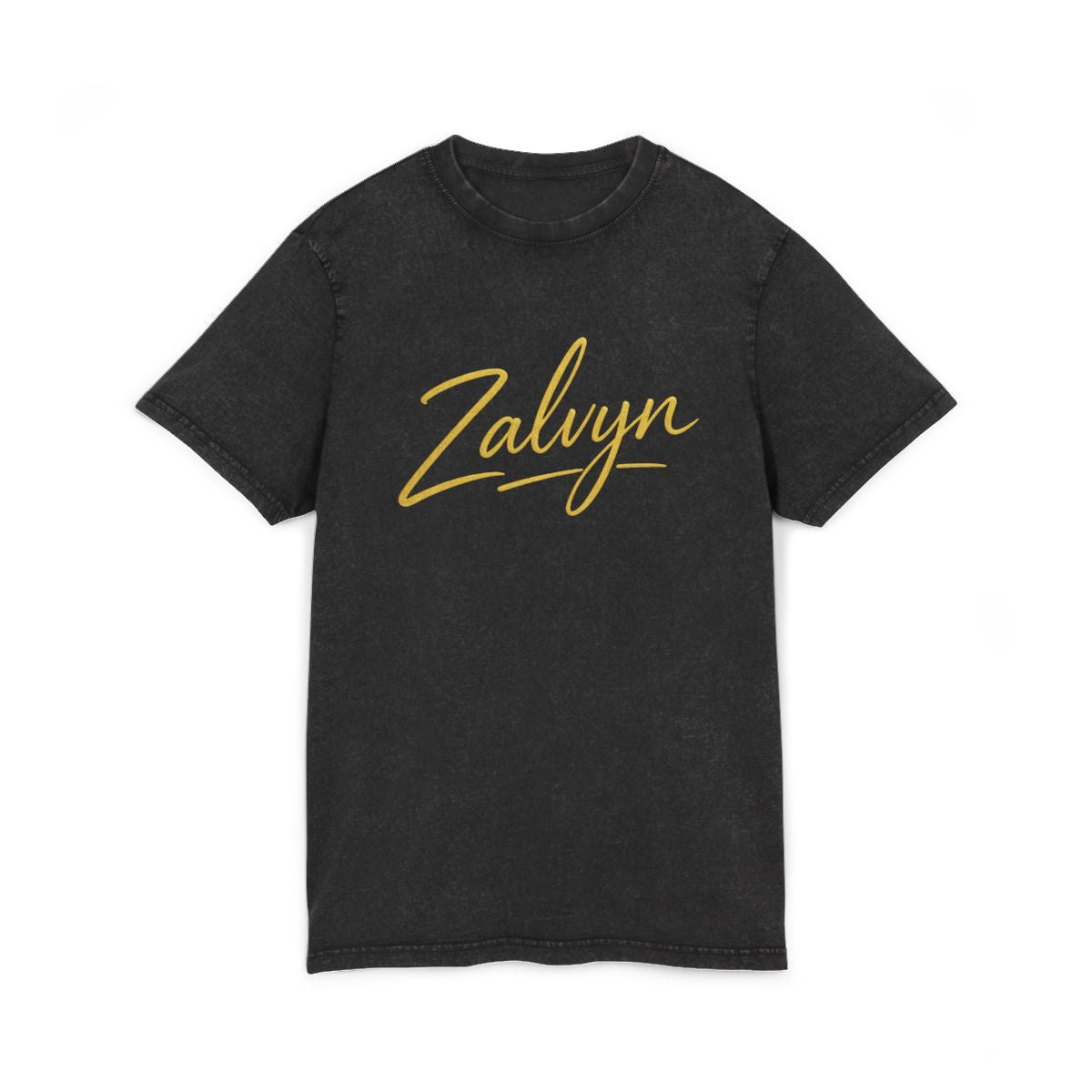 Acid Washed Round Neck Tee - Stylish Casual Wear for Everyday Adventures